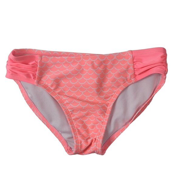 2/$15 Cat & Jack 2 PC Tankini Swimsuit Pink Gold SZ 7 Medium Racerback Pineapple - Picture 9 of 14